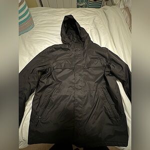 The North Face Jenison weatherproof coat. Black, men’s size XL.
